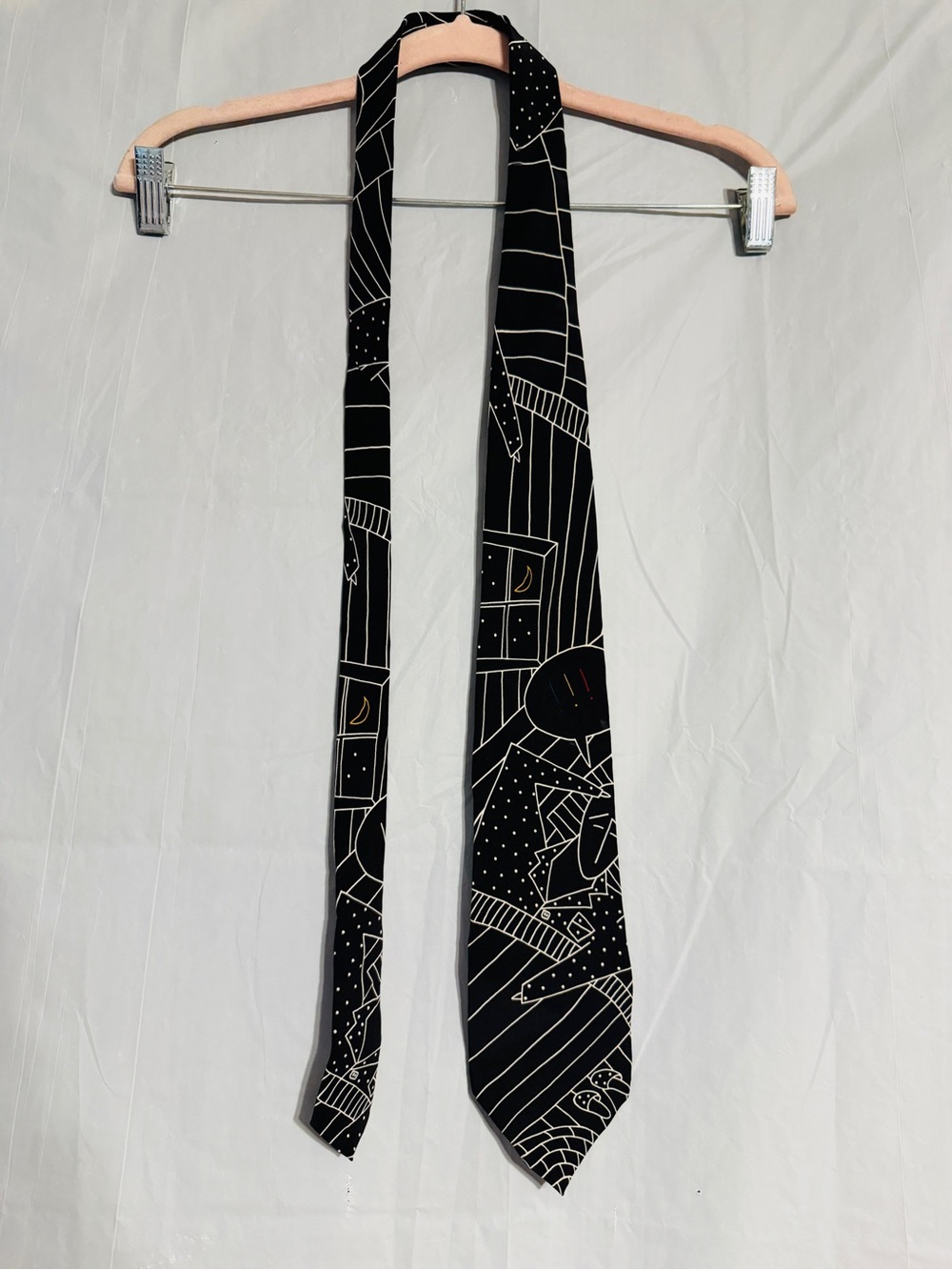 Vintage 1991 The Beatles I Call Your Name Silk Necktie Apple Corps Black USA